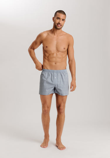 Fancy Woven Boxer | Sea Breeze Check 74013-3017
